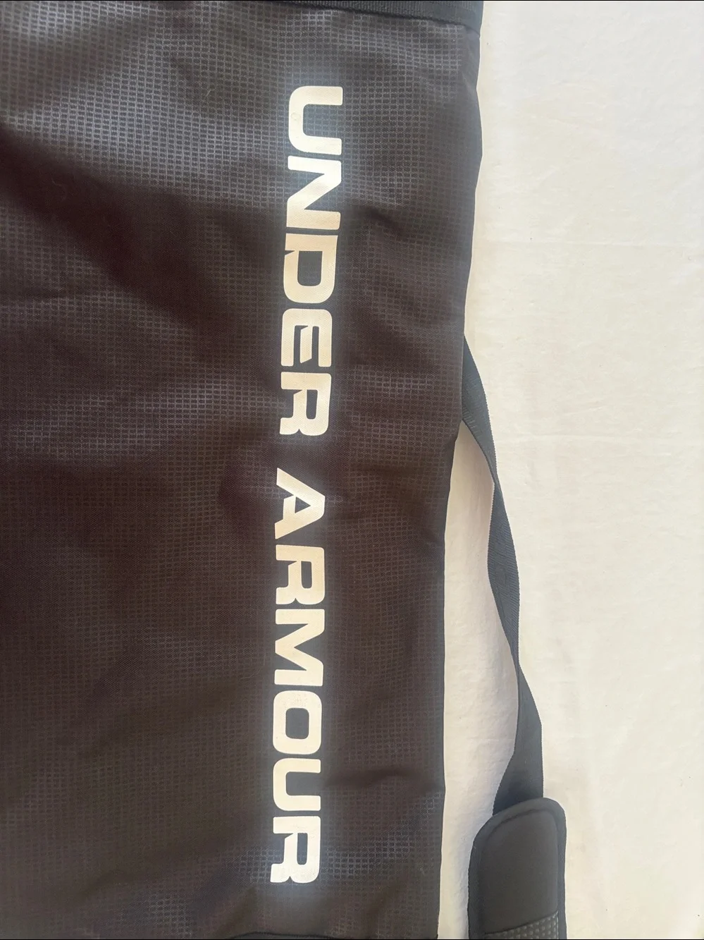 Under Armour Black Duffel Backpack-Style Gear Bag